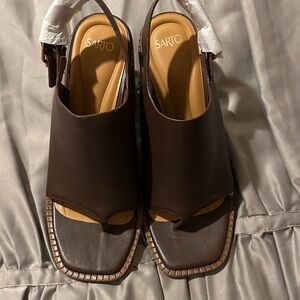 SARTO By Franco Sarto Dark Brown Sandals
